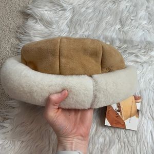 Aston NWT Suede Sahara Tan Hat